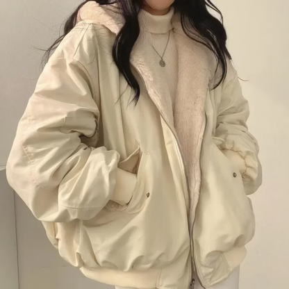 Veste réversible pratique bicolore