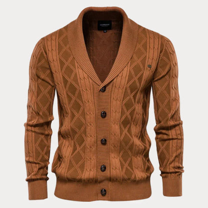 Cardigan homme chaud confortable boutons