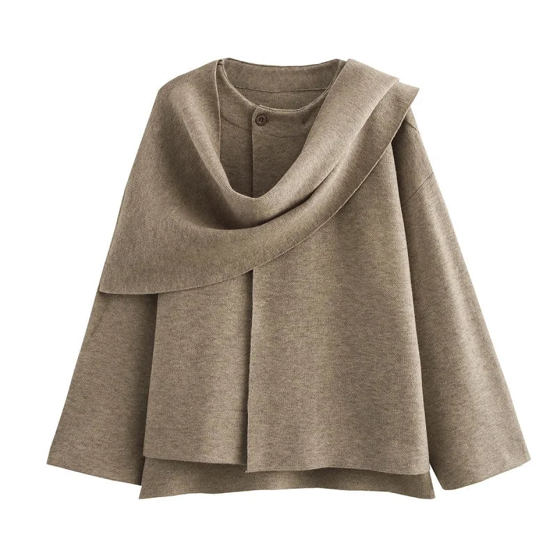 Parka d'hiver asymétrique et stylé