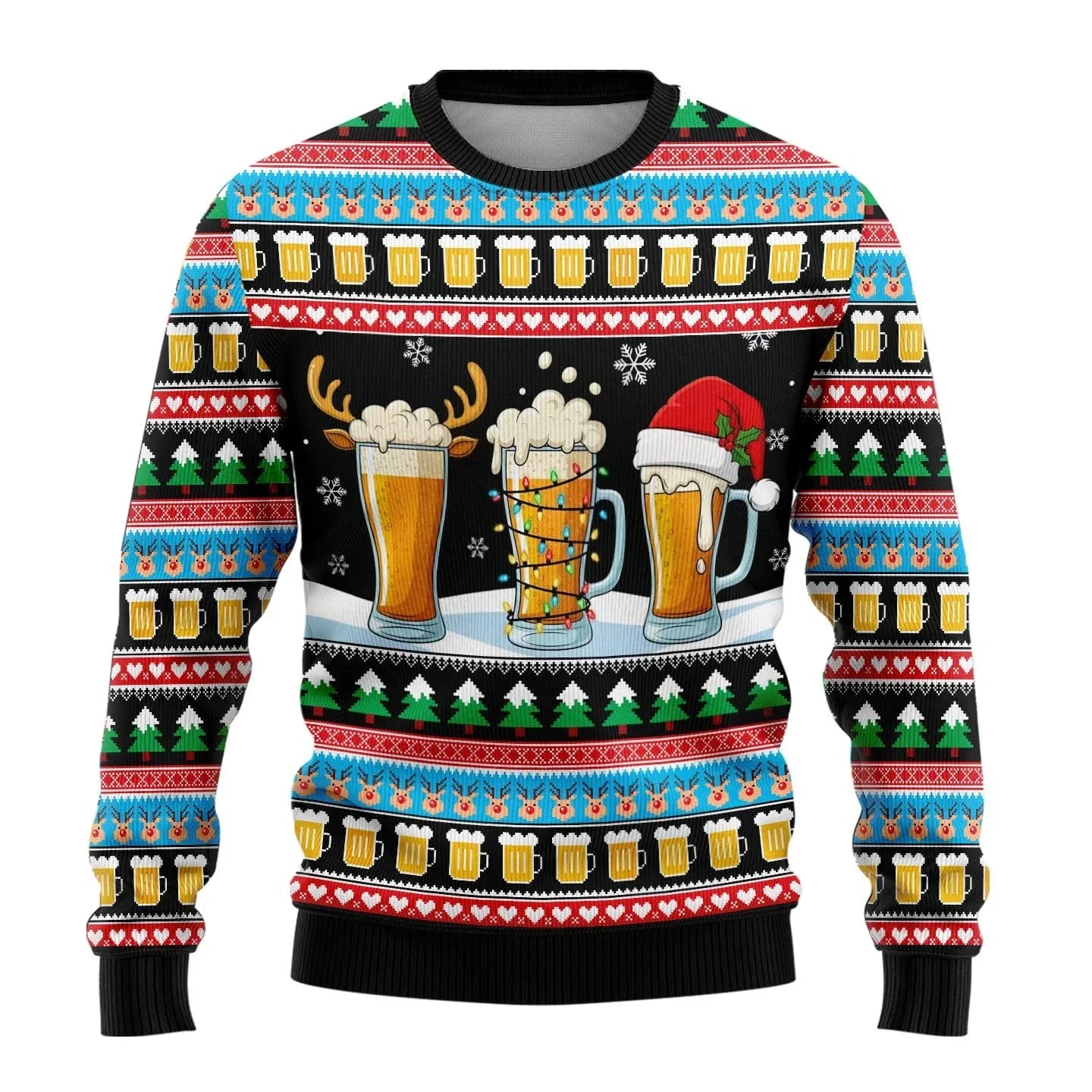 Pull de Noël homme motif bonhomme de neige