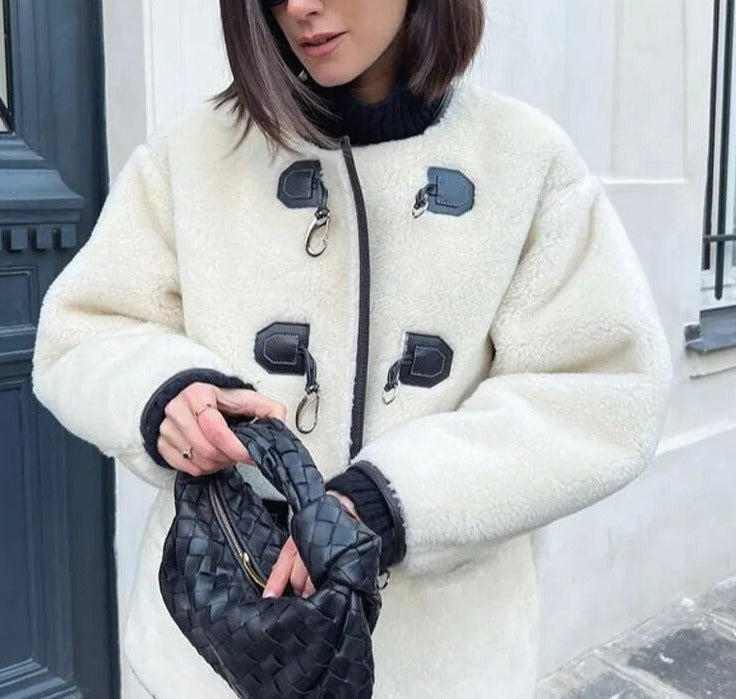 Veste en fourrure de luxe pour femme