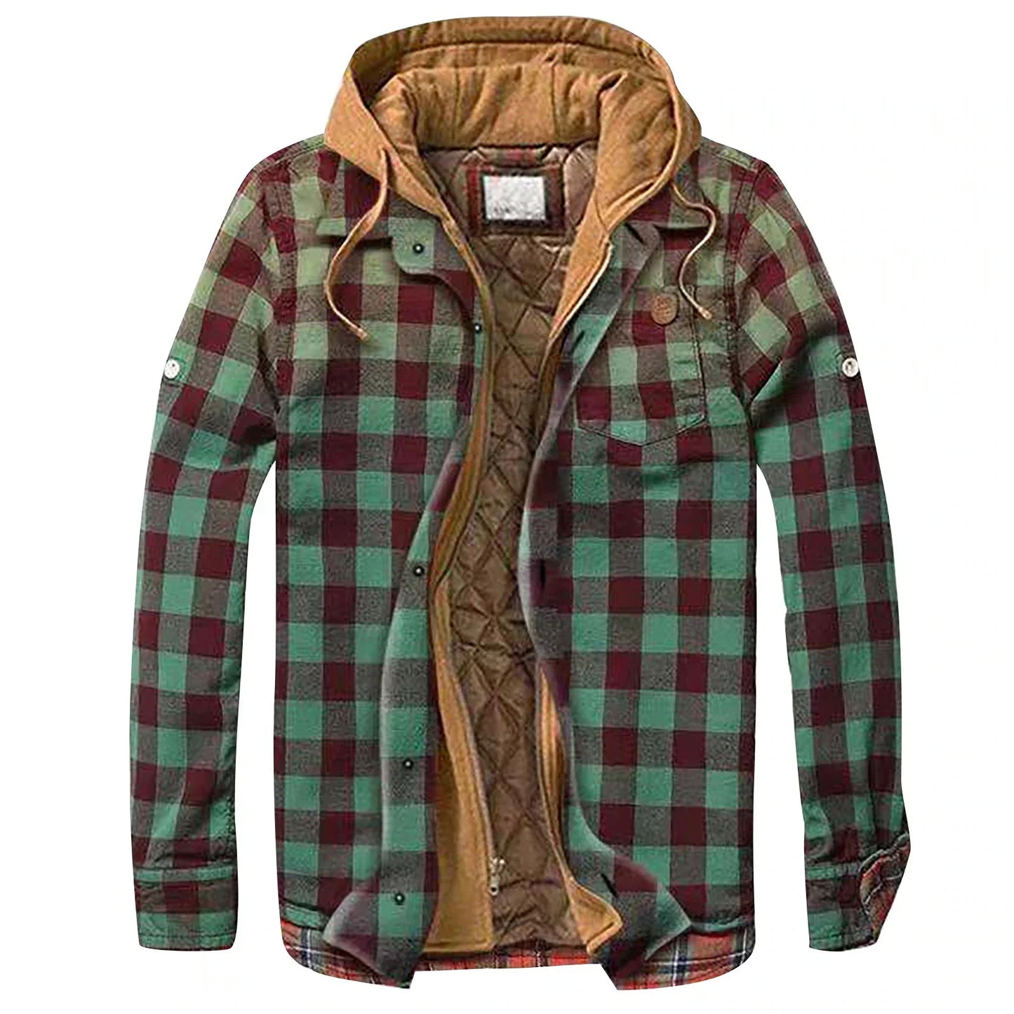 Parka d'hiver à capuche pour hommes