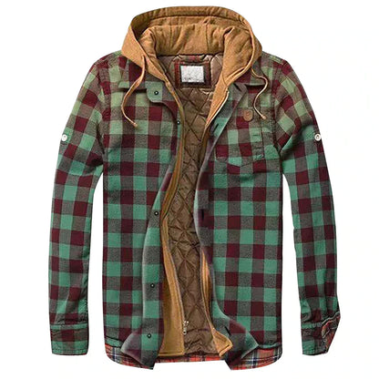 Parka d'hiver à capuche pour hommes