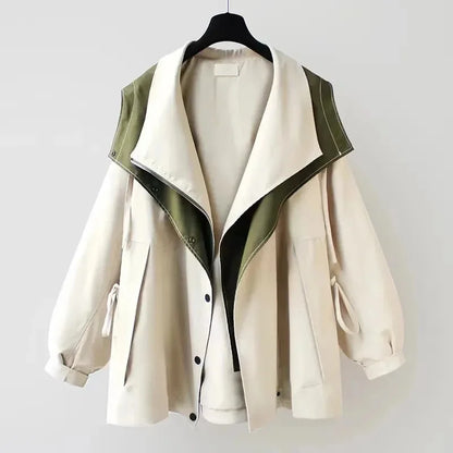 Trench-coat oversized élégant pour femme