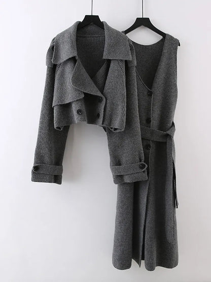 Ensemble élégant 2 pièces veste et robe