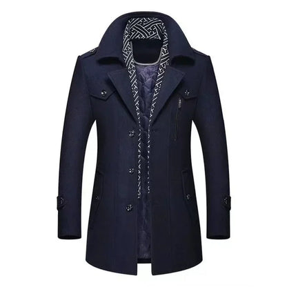 Manteau de costume élégant Classique Moderne Veste d'hiver
