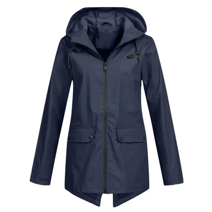 Veste imperméable décontractée pour femme automne hiver