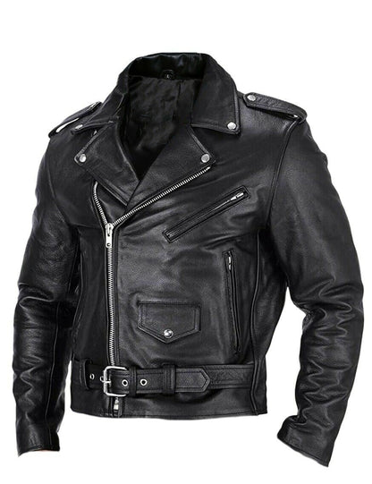 Blouson ou Manteau en Cuir Élégant pour Homme