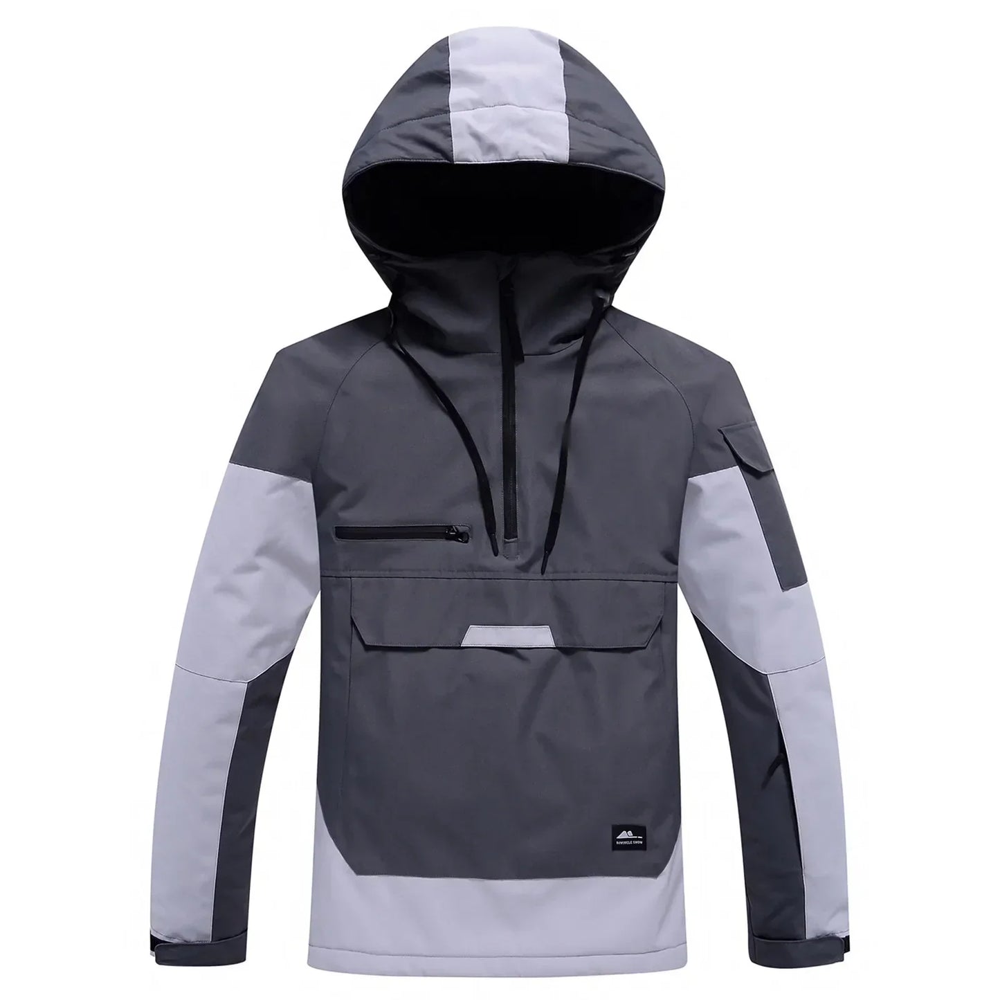Veste de ski femme chaude et isolée avec capuche