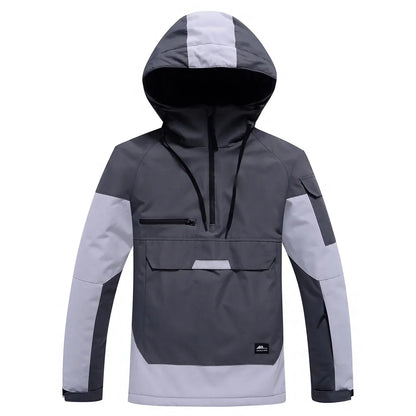 Veste de ski femme chaude et isolée avec capuche