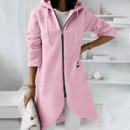 Cardigan élégant à capuche pour femme