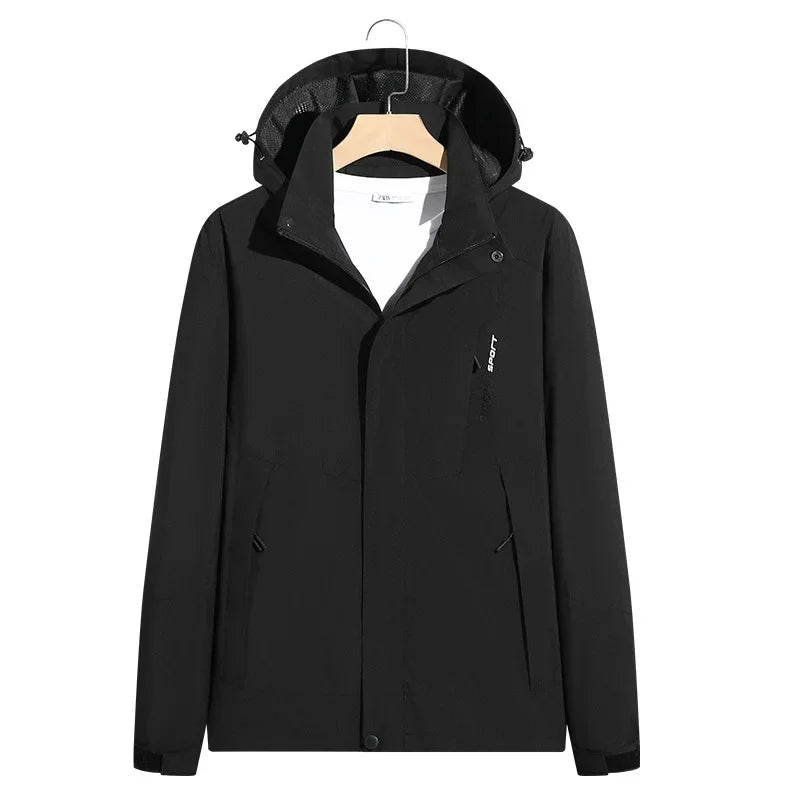 Veste d'hiver homme Doublée Chaude Isolée Capuche