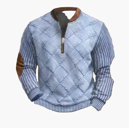 Pull-over pour homme, chaud, moderne, col montant