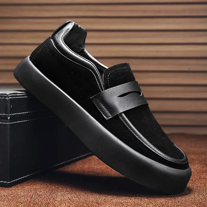 Mocassins pour homme en daim, élégants et confortables