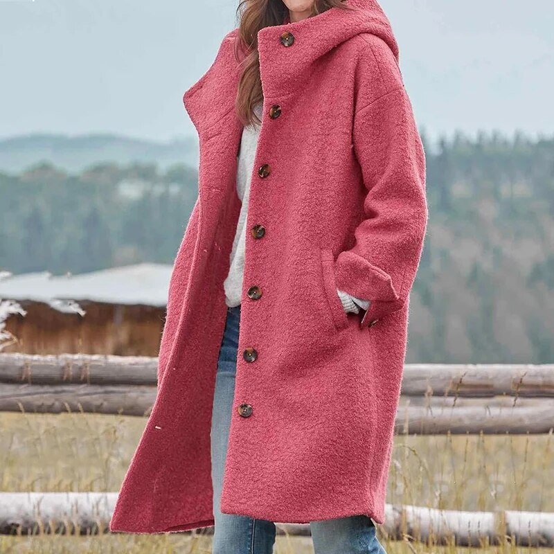 Élégant manteau long pour femmes