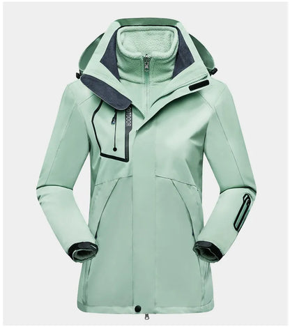 Veste pratique 3-en-1 pour femme Protection extérieur
