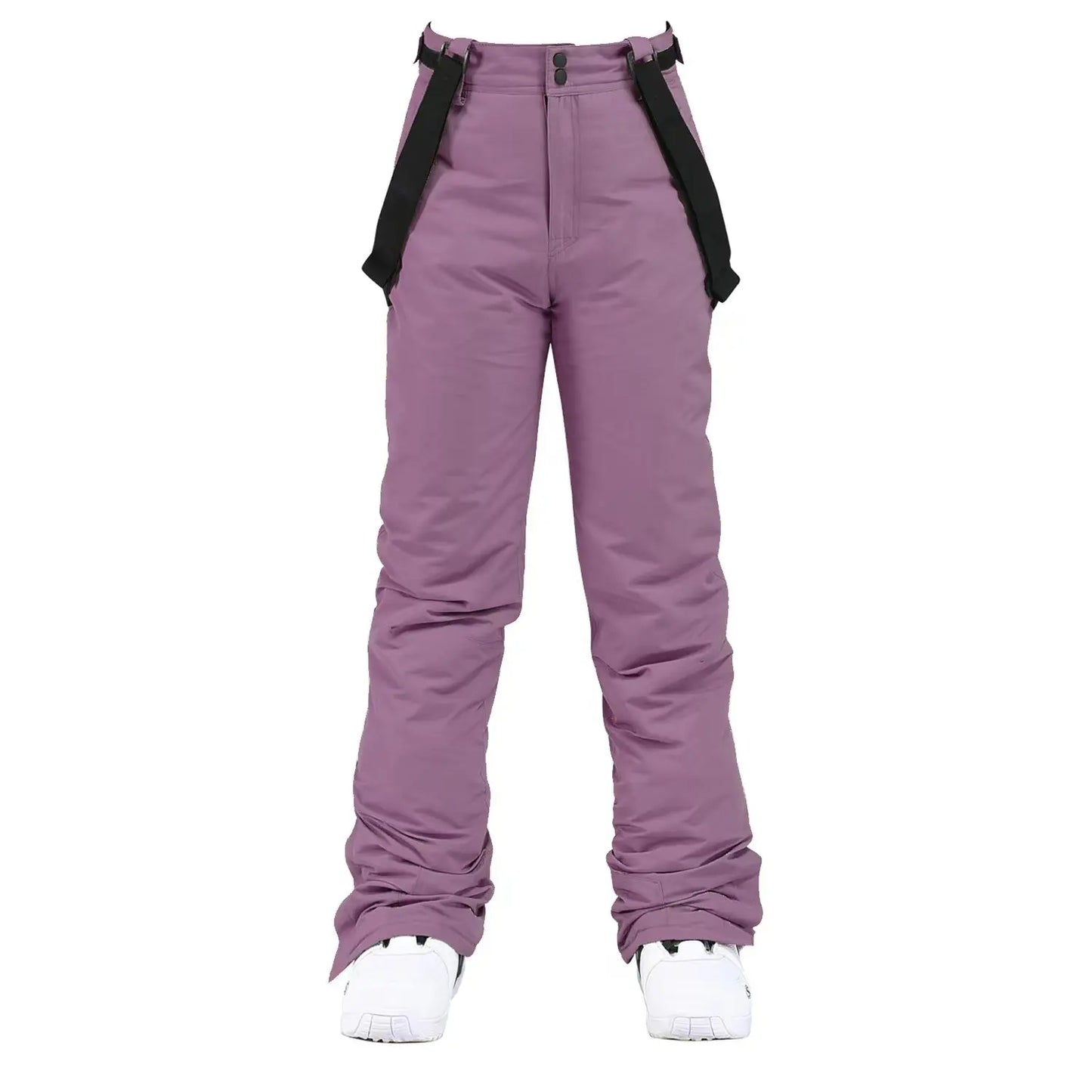 Pantalon de ski unisexe d'hiver à bretelles