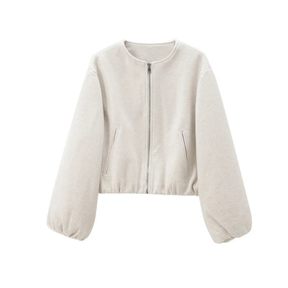 Veste courte décontractée pour femme