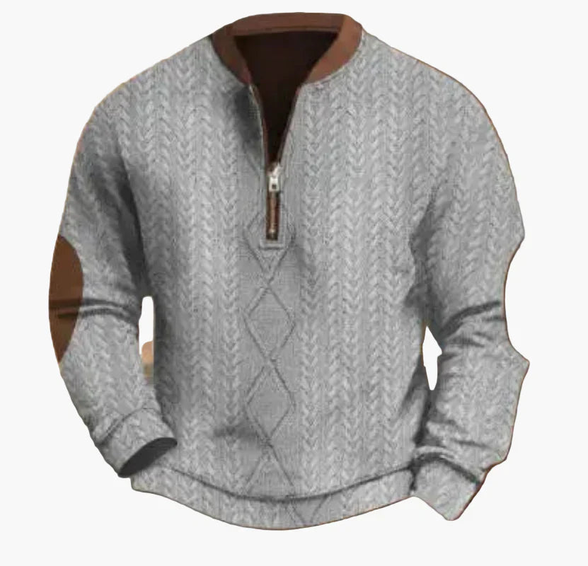 Pull-over pour homme, chaud, moderne, col montant