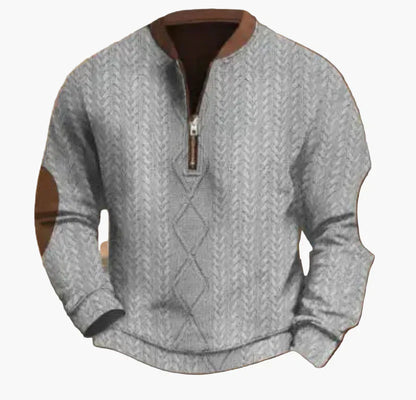 Pull-over pour homme, chaud, moderne, col montant
