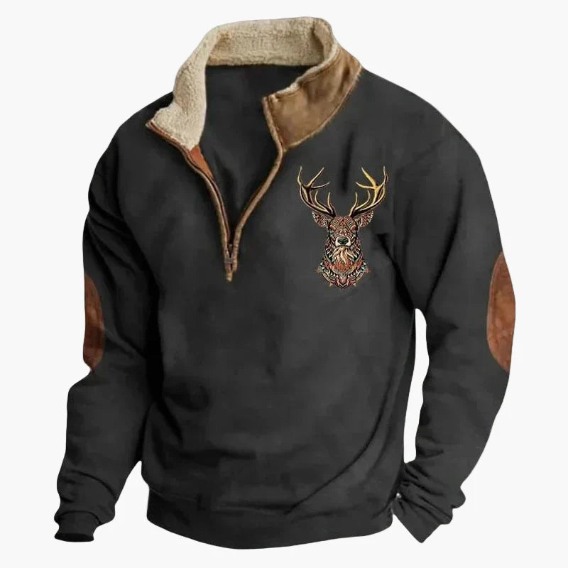 Pull Western stylé motif aztèque