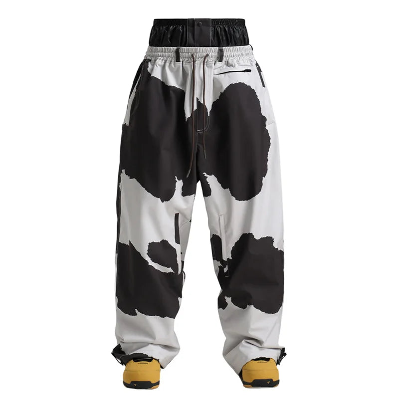 Pantalon de ski unisexe style cargo confortable
