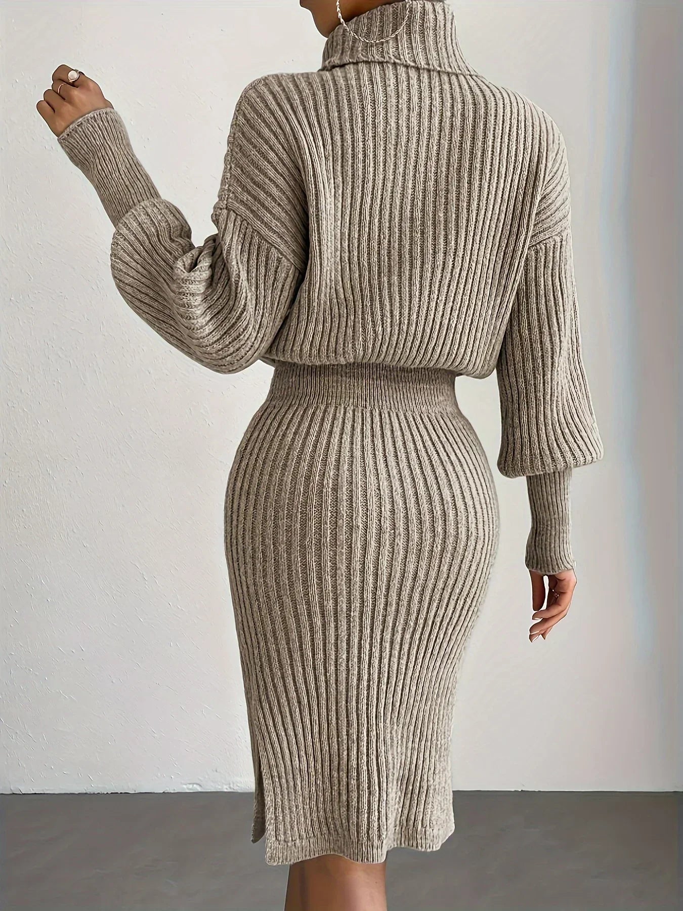 Warmes Strickoberteil und Rock Set Damen - IdealeKleiden
