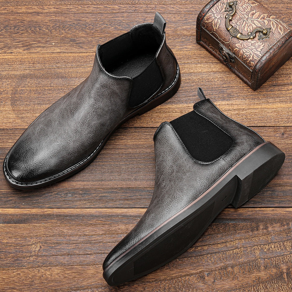 Bottes homme rétro style vintage
