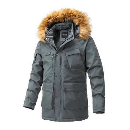 Manteau d'hiver homme épais chaud moderne