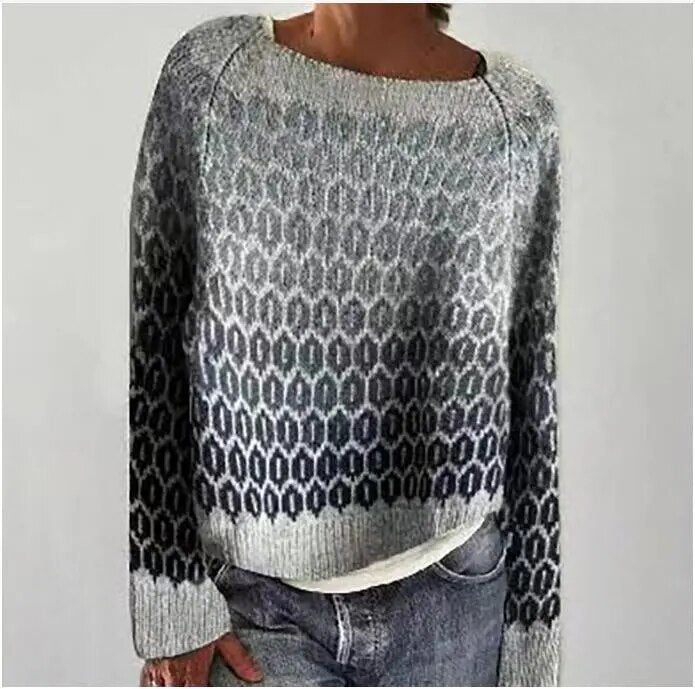 Sweat-shirt rétro Élégant Confortable Femme