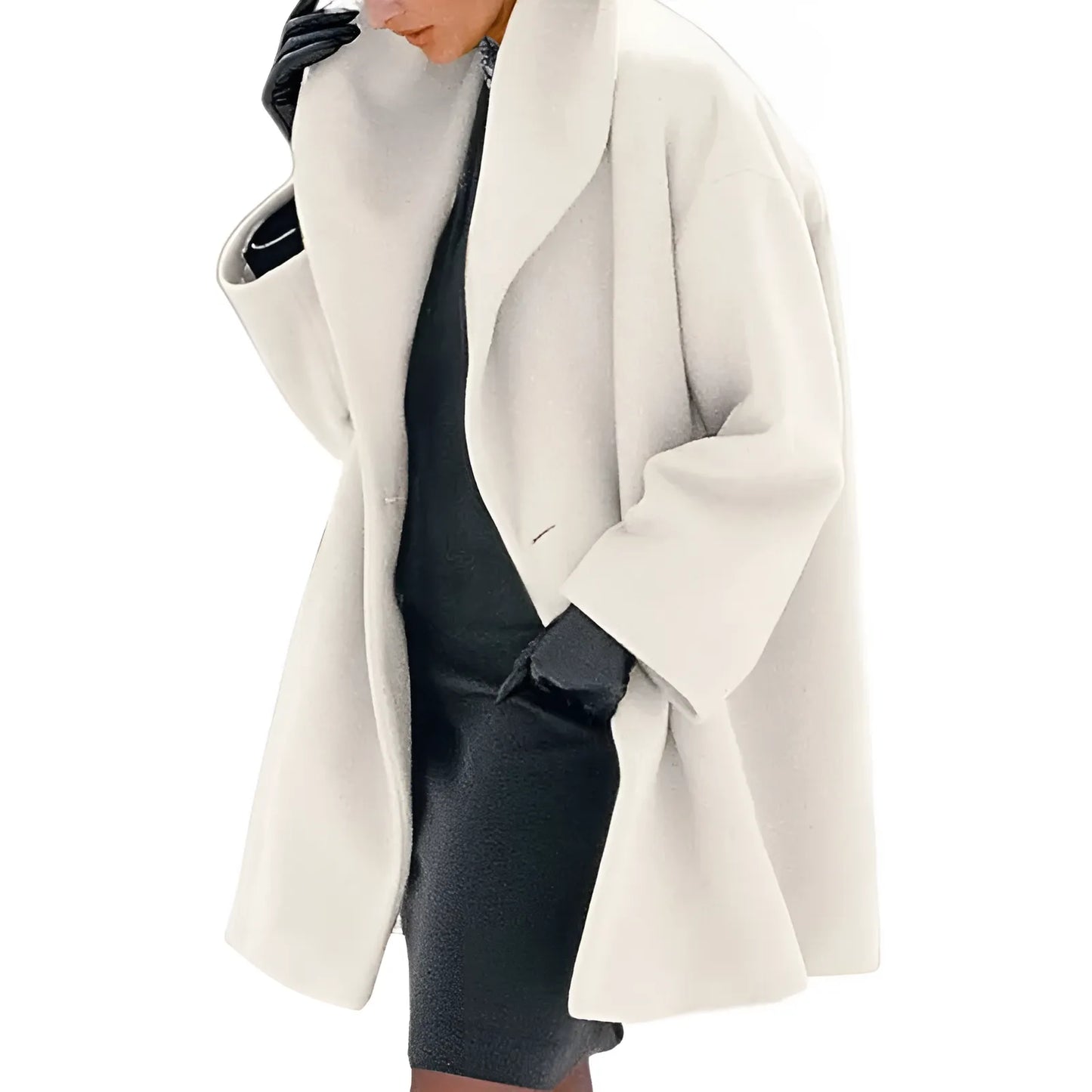 Manteau d'hiver femme, look structuré moderne