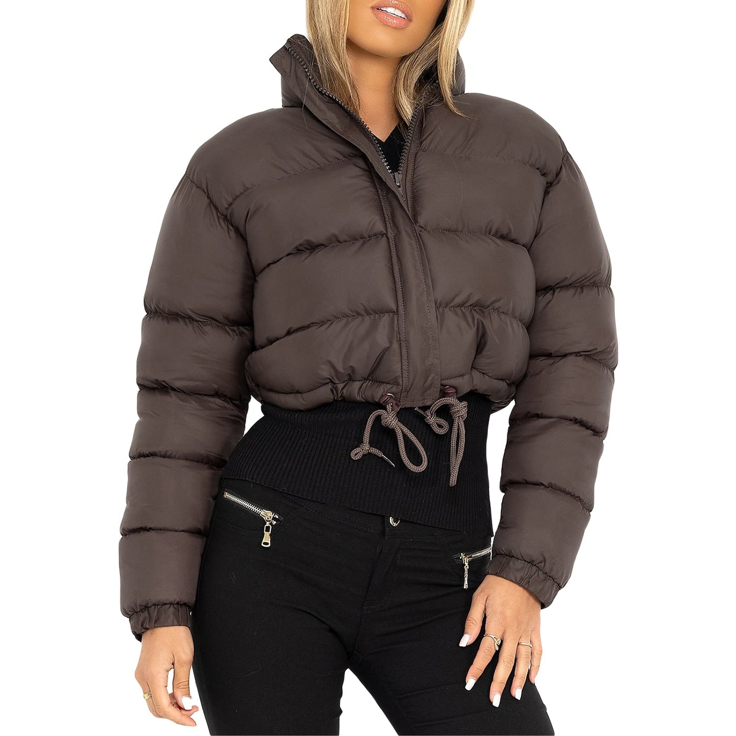 Veste d'hiver chaude matelassée pour femme