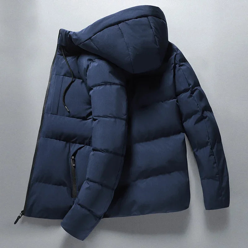 Doudoune chaude pour femme avec capuche
