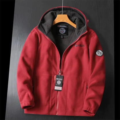Veste d'hiver chaude Capuche Fermeture éclair