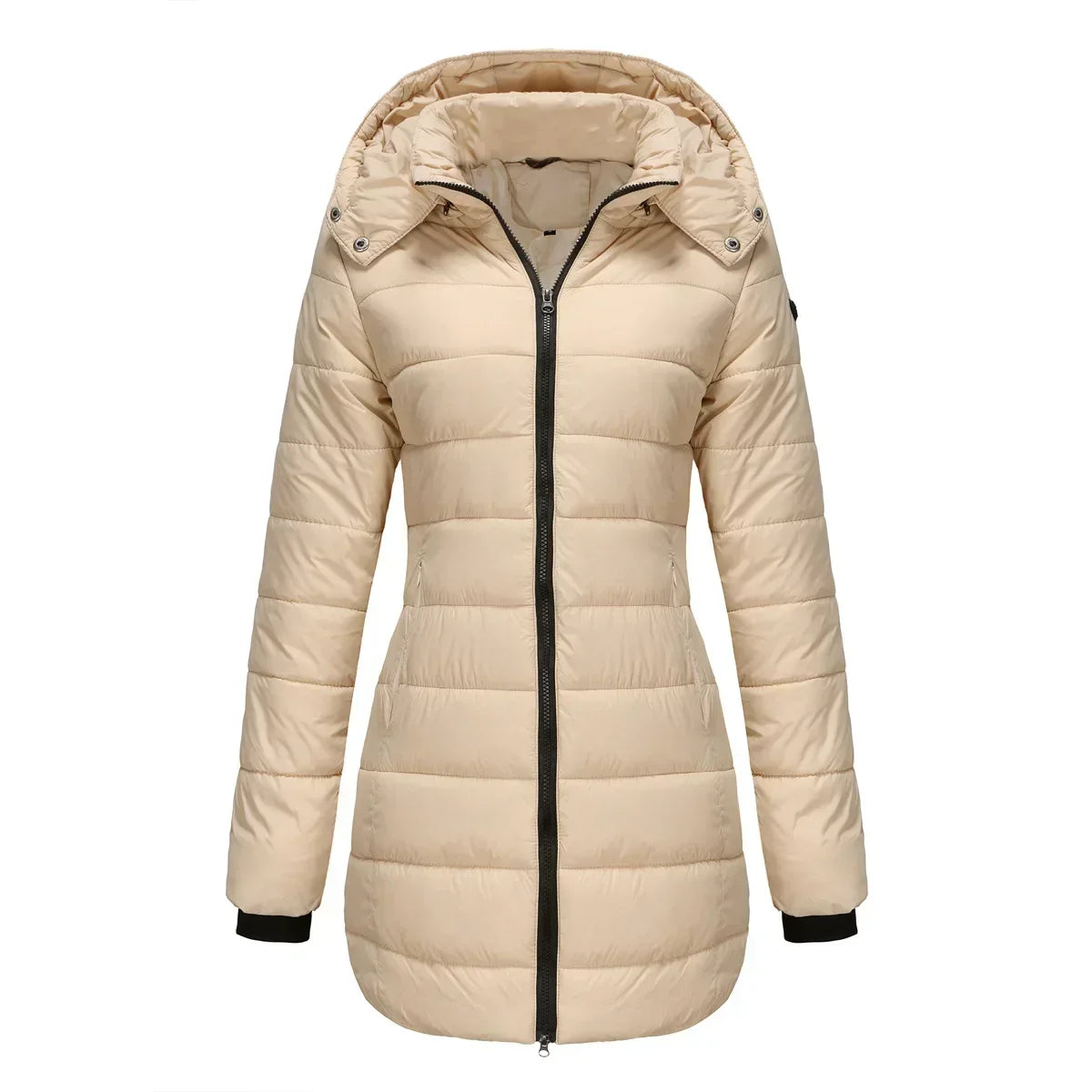 Winter-Puffermantel Damen Warm Kapuze - IdealeKleiden
