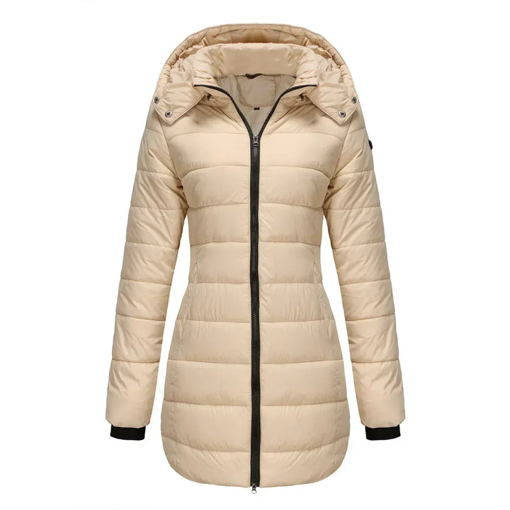 Winter-Puffermantel Damen Warm Kapuze - IdealeKleiden