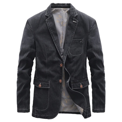 Herren Jeansblazer Casual Stil - IdealeKleiden