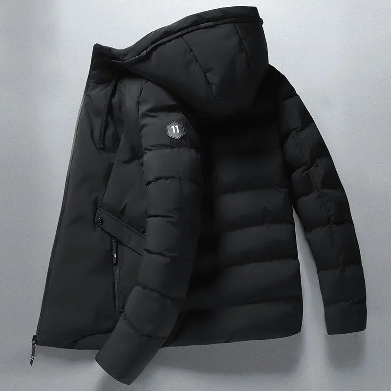 Doudoune chaude pour femme avec capuche