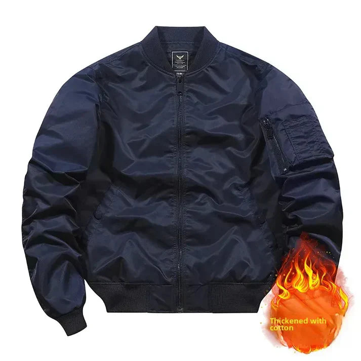 Blouson aviateur en cuir