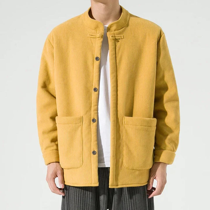 Veste en velours côtelé Confortable Décontracté