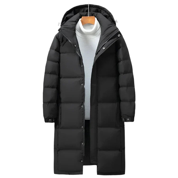 Long manteau d'hiver élégant pour femme