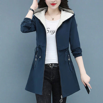 WOLF Veste longue coupe-vent pour l'extérieur