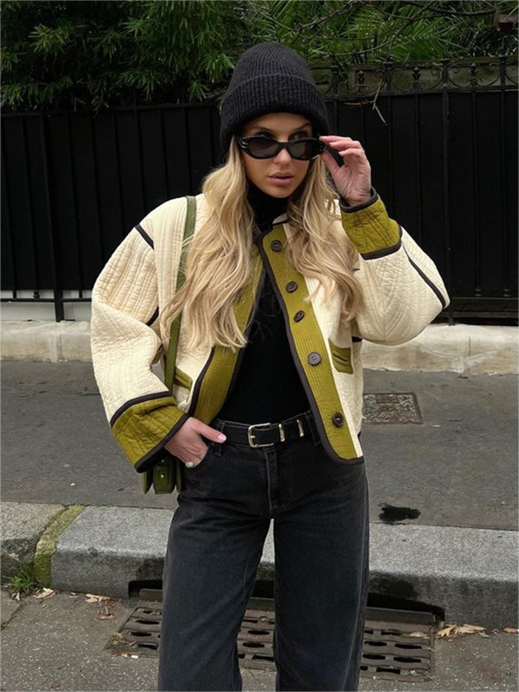 Stylische Herbstjacke Damen Bequem - IdealeKleiden