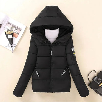 Doudoune chaude doublée à capuche