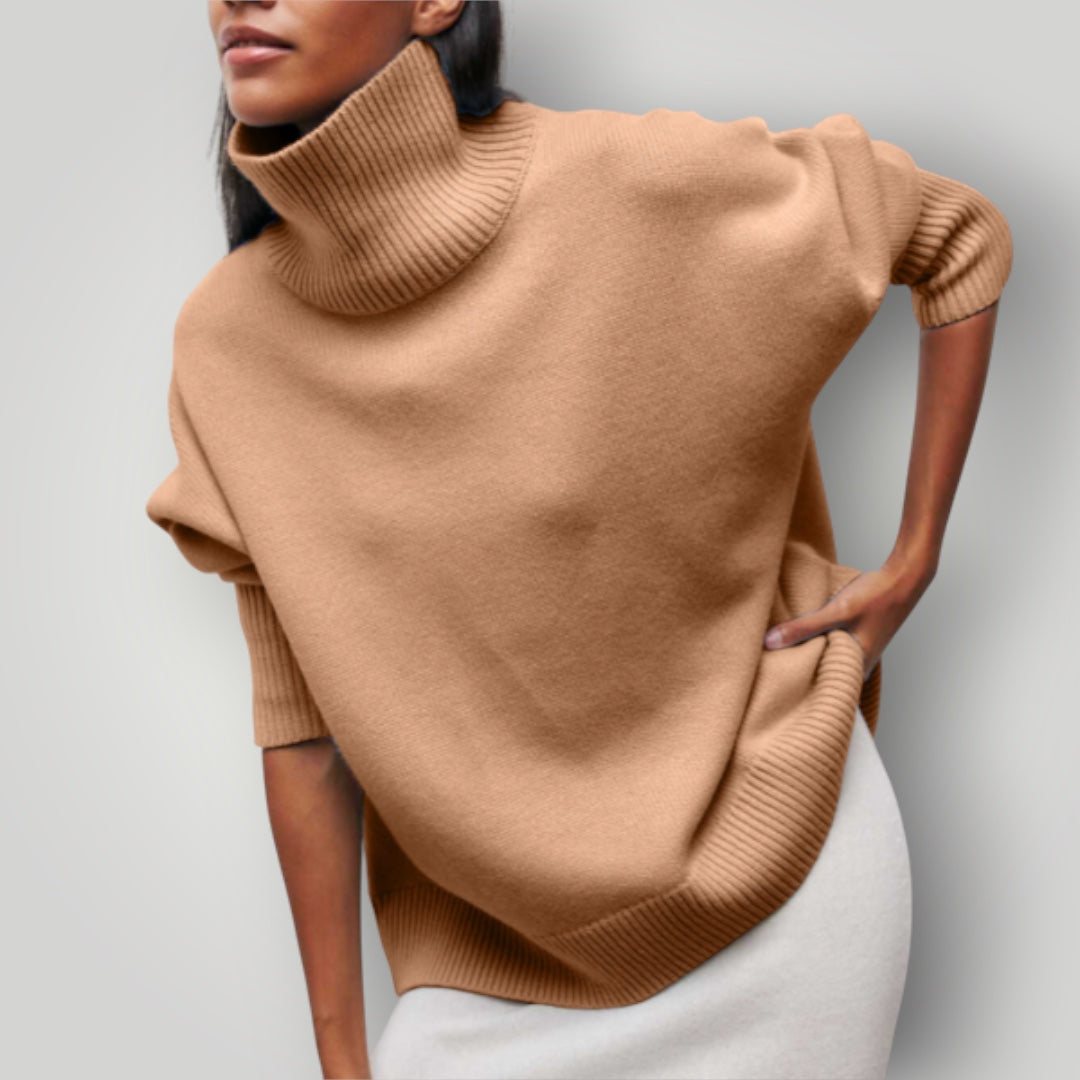 Pull tricoté grande taille chaud pour femmes