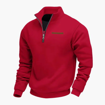 Sweat-shirt col montant de voyage pratique