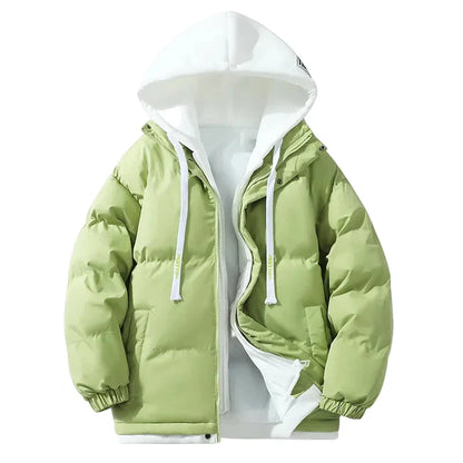 Parka d'hiver en duvet, capuche, moderne