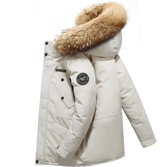 Stylische Winterjacke Mit Kapuze Damen - IdealeKleiden