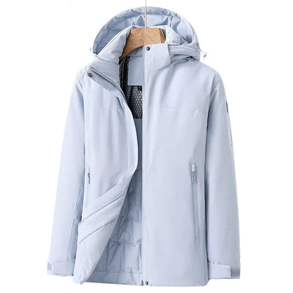 Veste d'hiver imperméable femme, isolation polaire