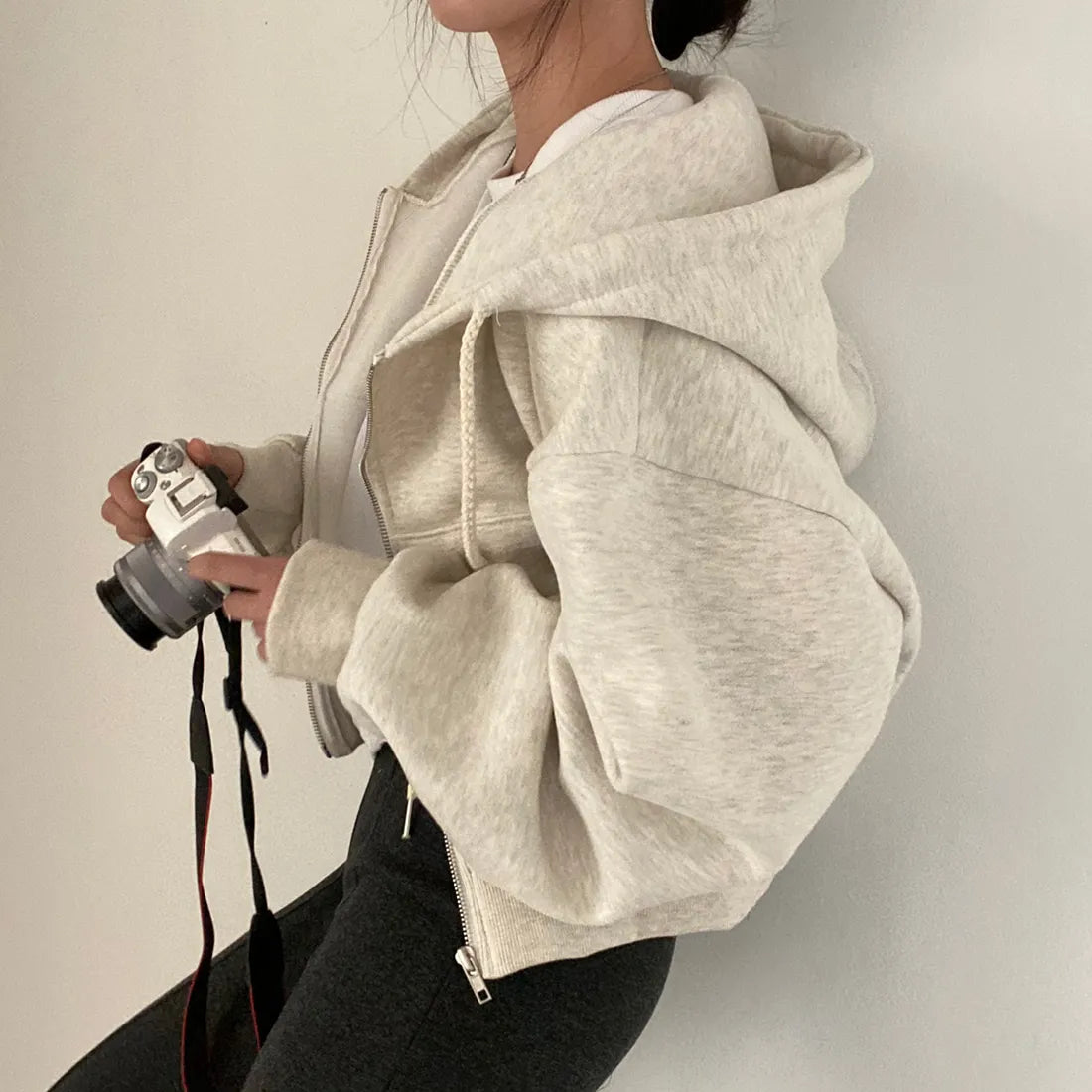 Emy - Sweatshirts zippés grande taille